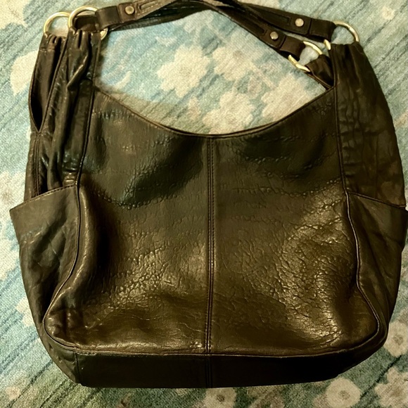 Calvin Klein Dark Brown Leather Tote - Picture 2 of 9